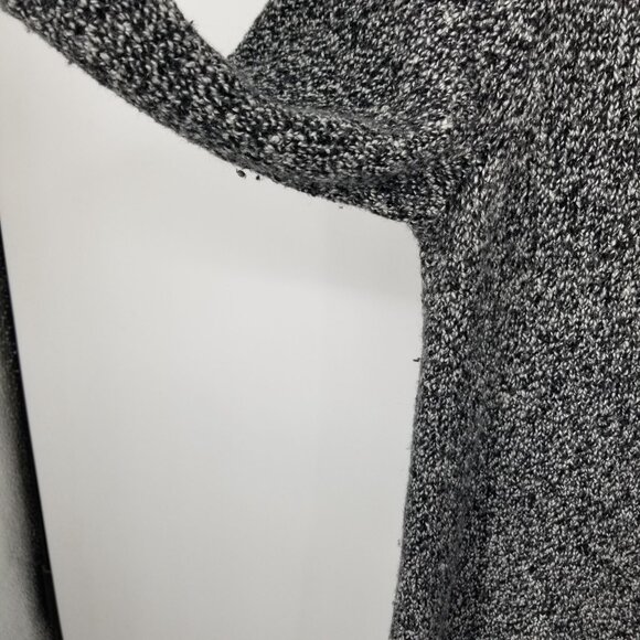 J. Jill Pure Jill Wool Blend Asymmetrical Grey Long Sweater Large lagenlook boho - Picture 11 of 13